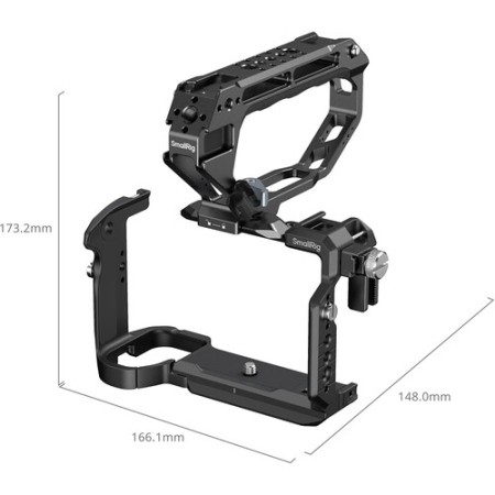 SmallRig 6778 - klatka do Sony FX5 z uchwytem górnym i paskiem na rękę - wymiary